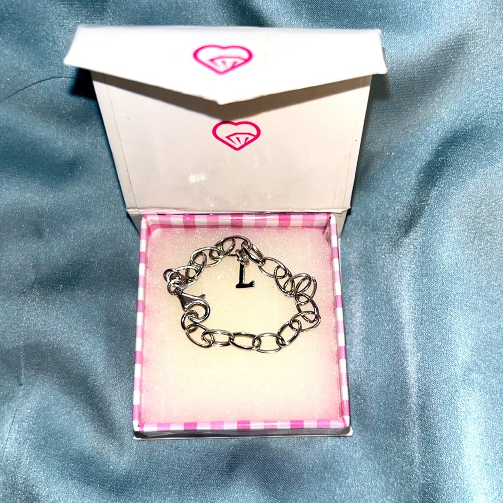 Children’s 925 sterling silver chain bracelet NIB